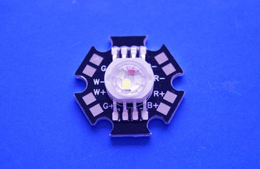 4X3W Epistar LED Chip High Power RGBW Led Diode With Black Star PCB