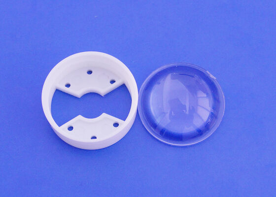 Clear 60 Degree Plano Convex Lens Bridgelux 23mm For 1-3W LED
