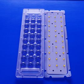 Buy 30 Watts Injection Molding Plastic Array Lens LED Cover For High Bay Light online manufacture