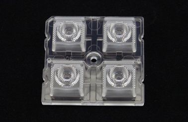 Buy PC Led Optical Lens , 4 in 1 Led Lens Array For SMD 5050 Led Light online manufacture