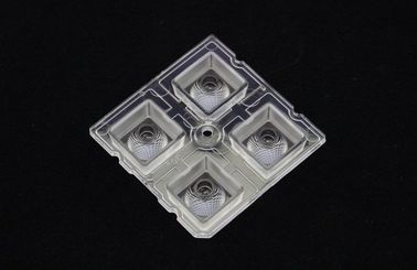 Buy PMMA Led Collimator Lens , 4 in 1 Led Optical Lens For SMD 5050 Led Lamp online manufacture