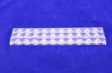 Buy Waterproof PMMA Led Street Light Lens , Micro Led Array 60 Degree Beam Angle online manufacture