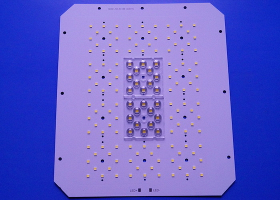 Buy 144 LED Aluminum PCB Board Optical Grade PC Material For High Bay Ligh online manufacture