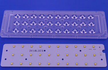 Buy 3535 PCB Plate Mounting LEDs And Optic Lens For Gas Station Lamp online manufacture