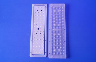 Buy High Power LED 3030SMD LED Module And 30x70 Degree PC Street light Lens For 56W online manufacture