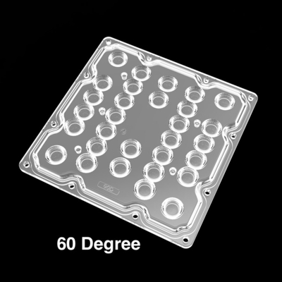 Buy 130x130mm 30 LED Optic Lens 30 Degree 60 Degree 90 Degree 50W 80W 100W online manufacture