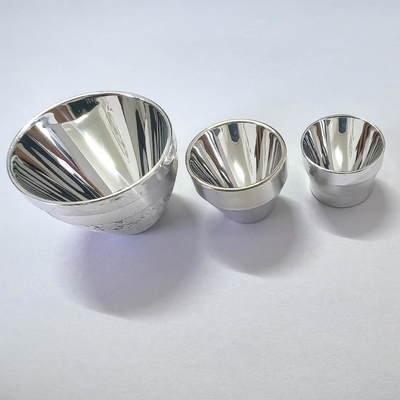 Buy Custom Made 3535 5050 Small 3-5 Degree Beam Angle Aluminum Reflector For Flashlight online manufacture