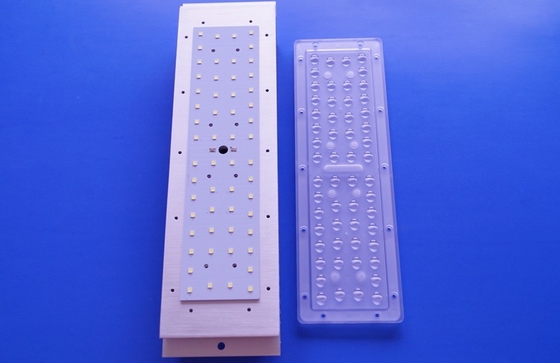 56w 3030SMD 150-160LM/W White LED PCB Board With LENS For Street lighting