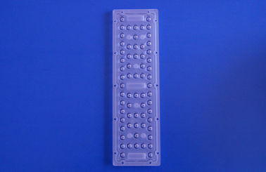 Buy TYPE3 64pcs  3030 LED Lens 250*74mm Plastic Material Led Street Light Lens Array online manufacture