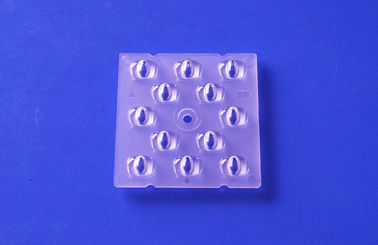 Buy Square Shape 50mm 12 Points TYPE II-M Degree Plastic Led Street Light Lens online manufacture