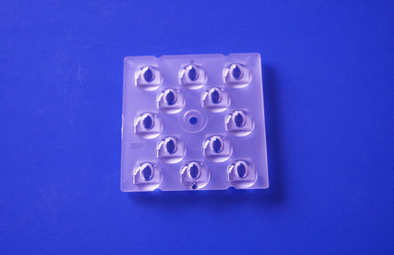 Large Angle SMD 3030 Led Lamp Lens Optical Street Light TYPE IV-S Degree 50mm