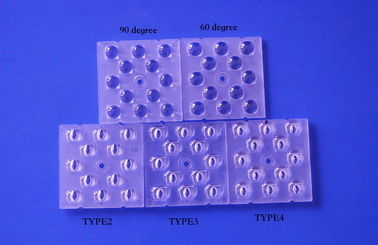 Buy 12 IN 1 60 / 90 / TYPE2 / TYPE 3 / TYPE4 5050 LED LENS For 3030 SMD Street Lamp online manufacture