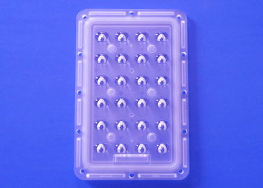 Buy 3535 SMD Plastic Injection Mold LED Optical Lens 24W XPG3 For Asymmetrical Street Light online manufacture