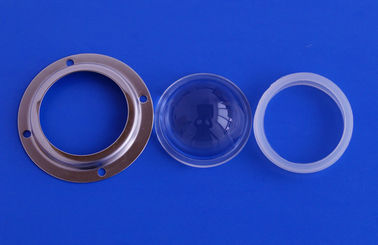 Buy 60 Degree 50mm COB Led Glass Lens , LED Optical Lens For Led High bay Light online manufacture