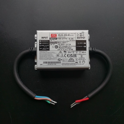 Buy MeanWell Constant Current IP67 Waterproof Light Driver XLG-20-H 18-30V 0.7A 21W LED Power Supply for Outdoor Light online manufacture