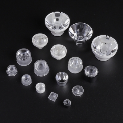 Buy 15mm Clear PMMA Led Collimator Lens , Led light lens for Led Torch online manufacture