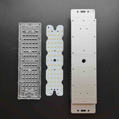 Buy 50W SMD3030 PC Lens LED Street Light Module Waterproof 8 Series 8 Parallel 48V With Heat Sink online manufacture