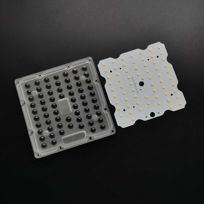 Buy 50w 90 Degree SMD3030 Square LED Lens For Tunnel Light online manufacture
