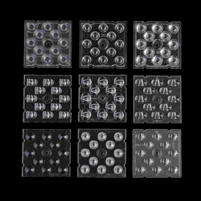 Buy ROHS High Bay Light Lens 12 in 1 90 degree SMD 5050 Led PC Optical Lens online manufacture
