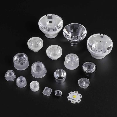 Led Reflector Lens , Single 30x60degree LED Optical Lens For Led Lighting