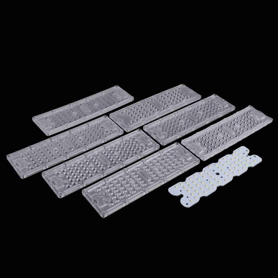 Buy LED Street Light Lens With PCB For Tunnel Light , SMD 3030 LED Optics Lenses online manufacture