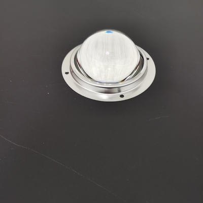 Buy 100w Led Light 78mm Led Glass Lens , 60 degree Led Lens with Square Heat Sink online manufacture