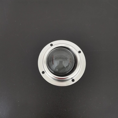 50Mm Led Glass Lens , Road Lamp / Led Street Light Module With Metal Holder