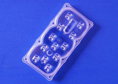 Buy 147*72 Degree Angle Power Led Lens 10+2 Led Lens Array For 3030/3535/5050 Leds online manufacture