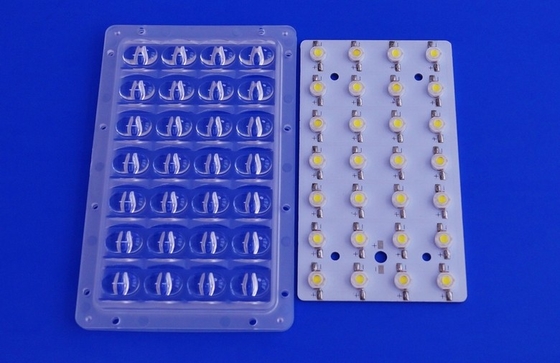 28W Led Street Light Lens PMMA Led Lens For High Way Led Lamp