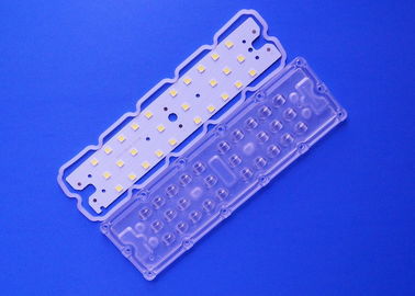 Buy Linear High Bay LED Street Light Module 28 LED Points 5050 Lens With Board 40x110 Degree online manufacture