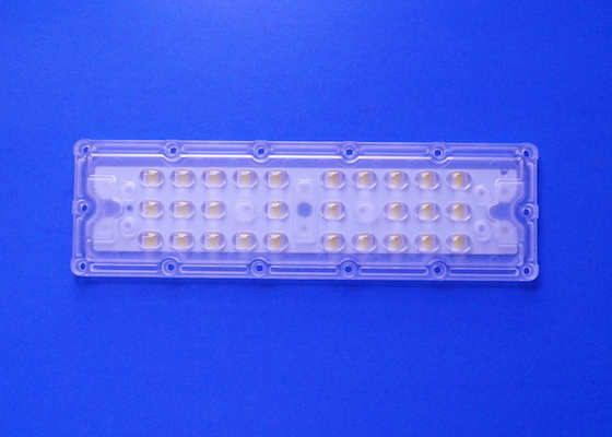 Linear High Bay LED Street Light Module 28 LED Points 5050 Lens With Board 40x110 Degree