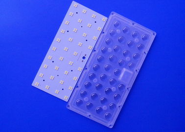 Buy 36 LED Array Projection Lamp Lens 60 90 150 Degree PC Optical With 144 PCB Board online manufacture
