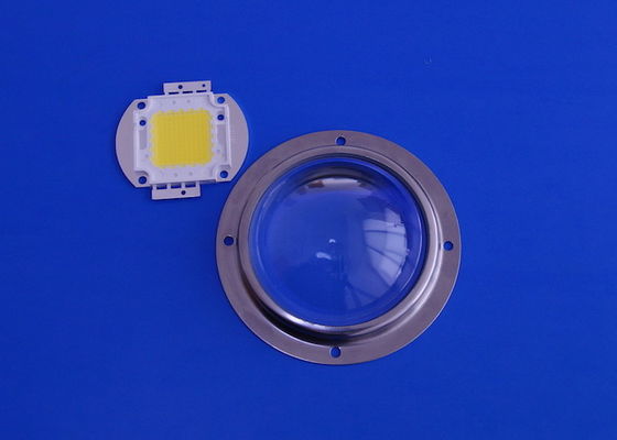 30W 50W 100W 78MM Dia LED Glass Lens With CXB3590 CRI80 36V LED