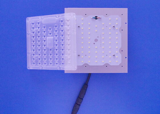 Buy 64LEDs 50W PC Array Lens Module 80x150 Degree 130-140LM/W online manufacture