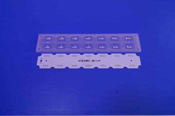 Small Footprint 7w Optical Led Lens Array Collimation Street Led Lens