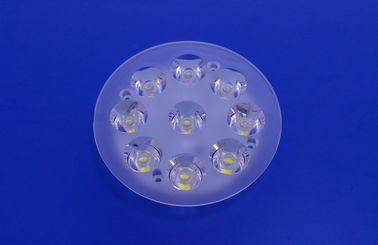 Buy 9W Bridgelux PMMA Led Lens , Optical Led Tunnel Lamp Lens For Decorative lighting online manufacture