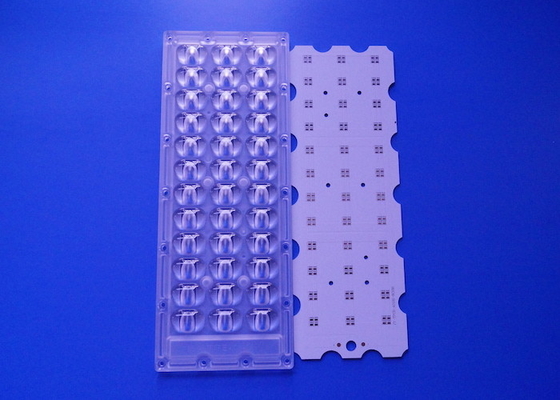 Buy PCB 144 LED Street Light Retrofit Kits Array Lens 18 Parallel 48v 150W online manufacture