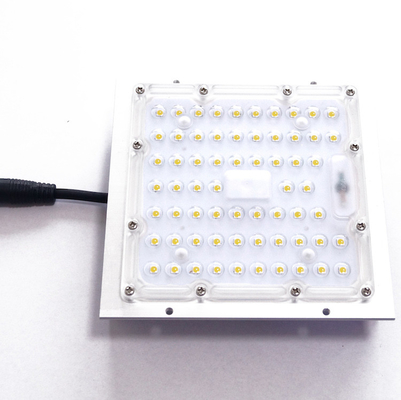 Buy Square Shape SMD3030 LED Street Lighting Kits 50w 150lm/W Silicone Gasket online manufacture