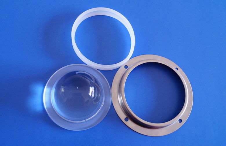 Flashlight Lens Optical Led Glass Lens For High Bay Light , Narrow Angle