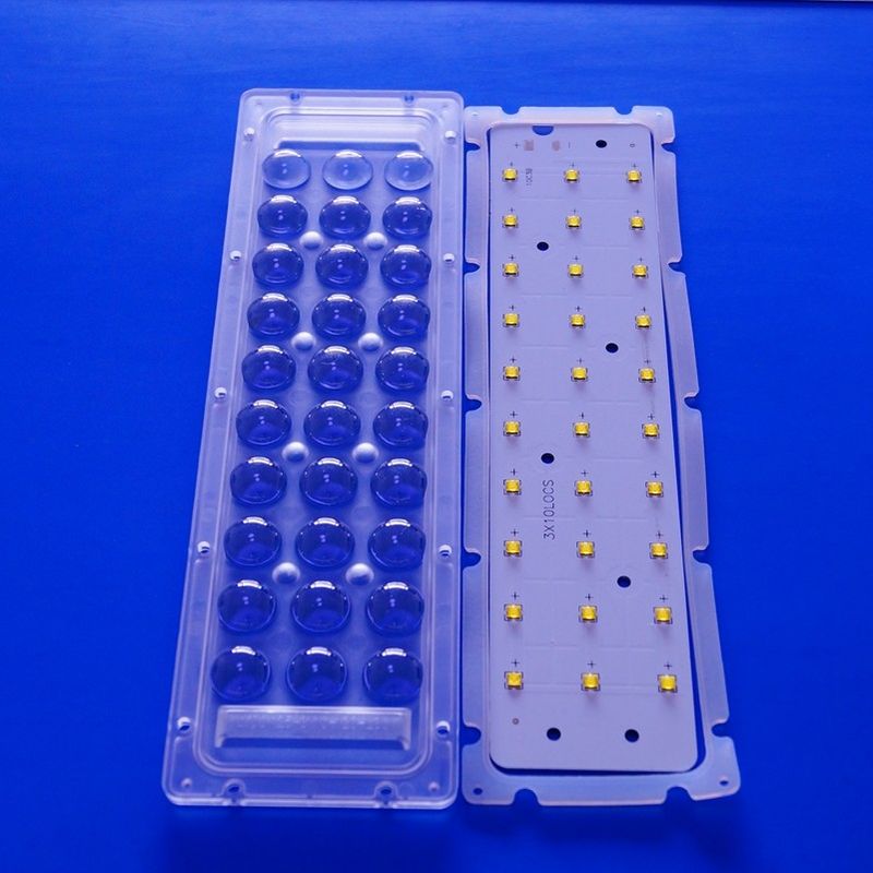 30 Watts Injection Molding Plastic Array Lens LED Cover For High Bay Light