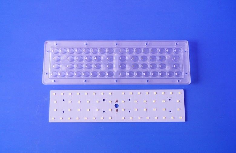 High Power LED 3030SMD LED Module And 30x70 Degree PC Street light Lens For 56W