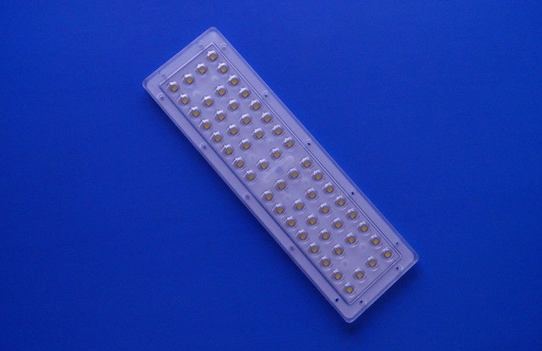 56 IN 1 30W 50W LED Street Light Module With SMD 3030 3535 LED PCB / LENS 90X120 Degree