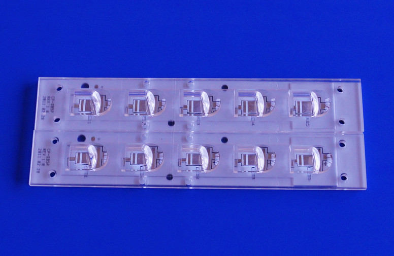 PMMA Lens Led Street Light Lens 40x80 degree Lens Beam Angle With PCB Module