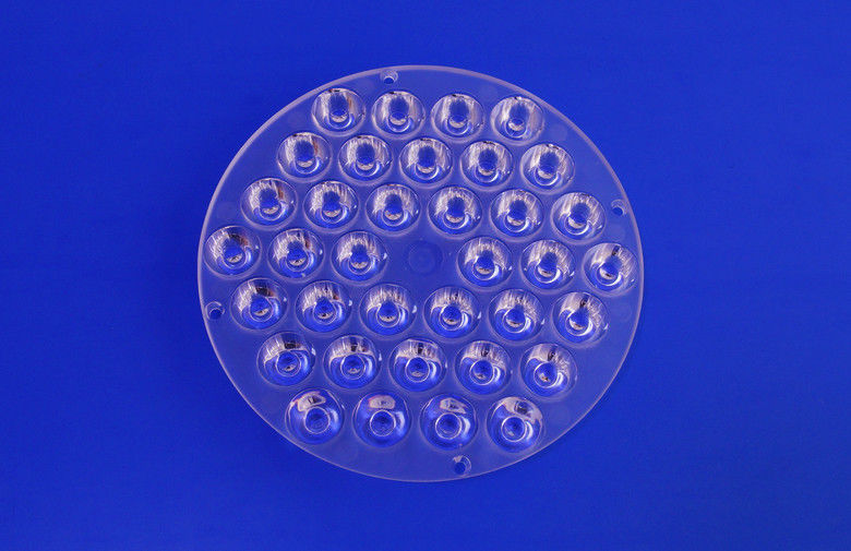 15 30 45 Degree RGB Optical PMMA LED Lens Array LED Lamp Lens 36W