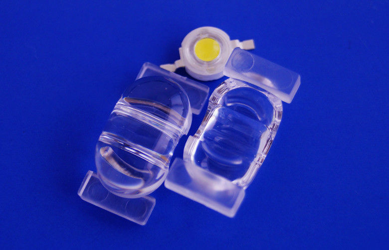 PMMA optical or PC Led street single lens , Led Optical Lens for 1W 3W Edison LEDS