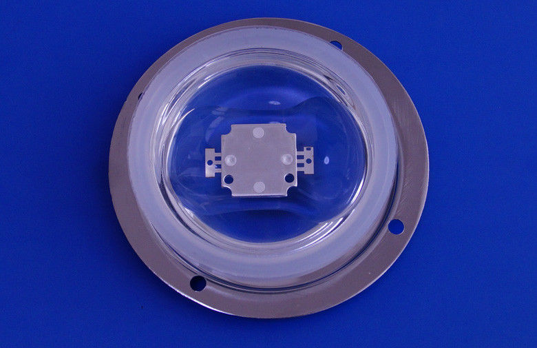 Glass Led Light Lens / LED Street Light Lens With Silicon Gasket For 30Watt Leds