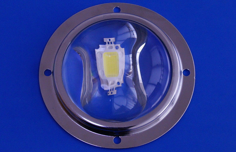 Glass Led Light Lens / LED Street Light Lens With Silicon Gasket For 30Watt Leds