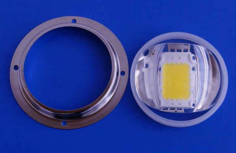 Outdoor Street Light 10w Led Lens , LED Optical Glass Lens With Bridgelux Chip
