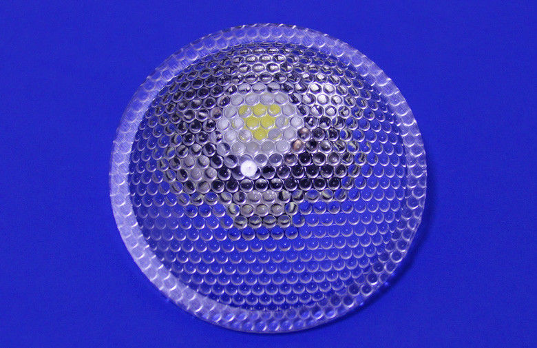 90 degree High Power 1W / 3W PMMA Led Lens for Edison Leds , Bead surface