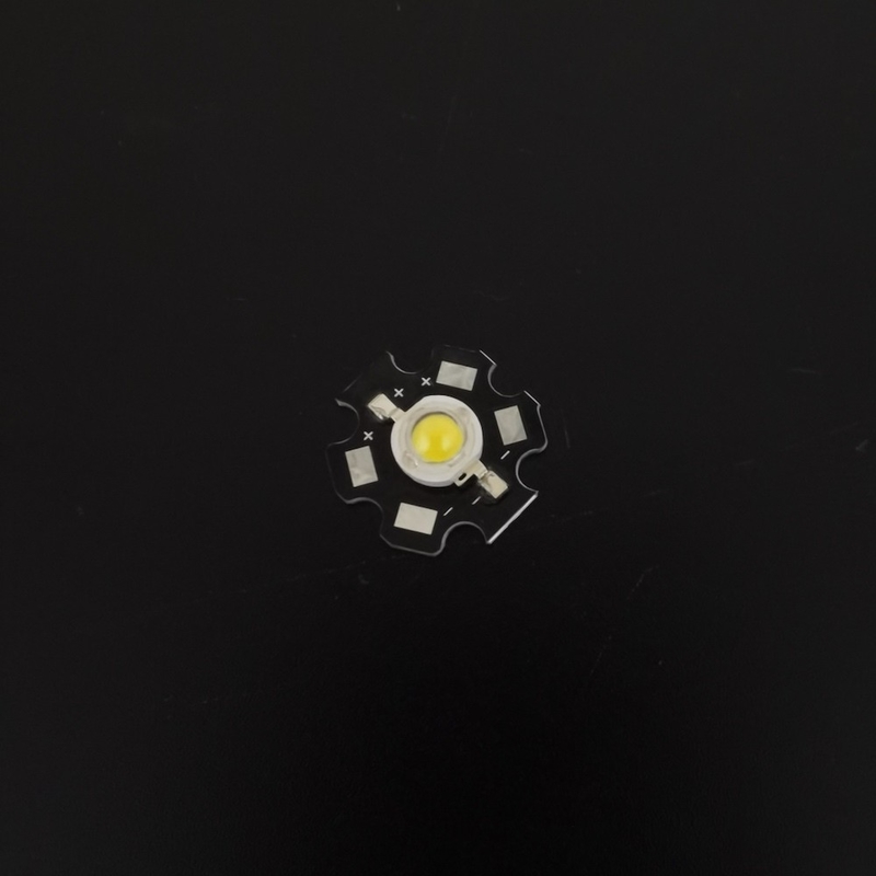 White Color 1w High Power LED , 140LM led 1w high power Bridgelux Chip